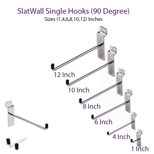 100x slatwall hooks - slatwall, accessory