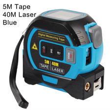 3 in 1 Distance Meter Tape Measure Ruler Laser Rangefinder Building Measurement 