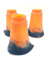 Art Nouveau Glass Tulip Lamp