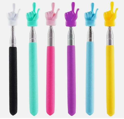 Retractable teacher pointer - retractable,
