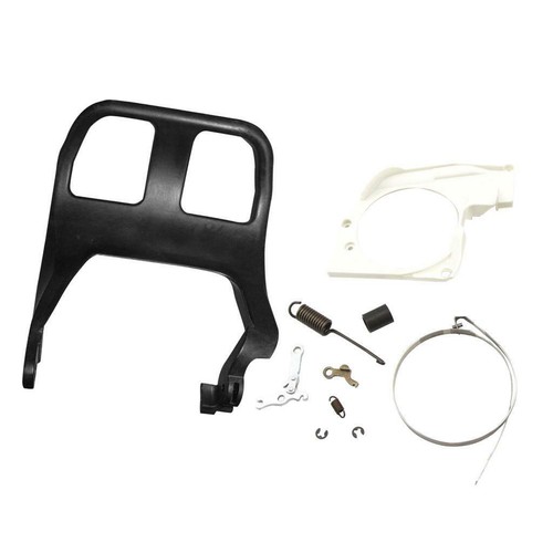 Chain brake handle level hand - level,