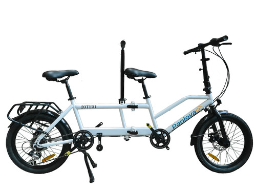 Wheel folding tandem - wheel,