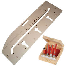 Kitchen Worktop Router Jig Joint Guide 900mm 1/2" Cutters Aligning Guide Pins