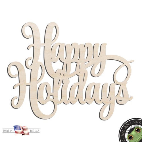 Happy holidays word - happy,