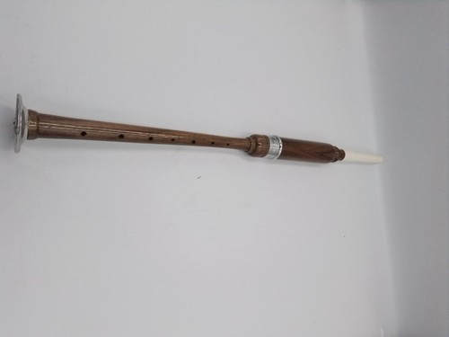Wooden bagpipe chanter with - chanter,