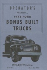 FORD 1948 Truck Owner's Manual