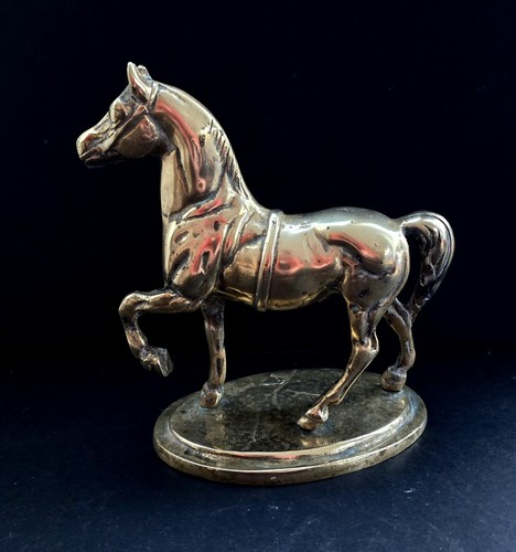 Vintage antique bronze horse - bronze,