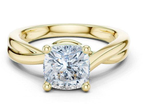Cushion lab grown diamond - lab,