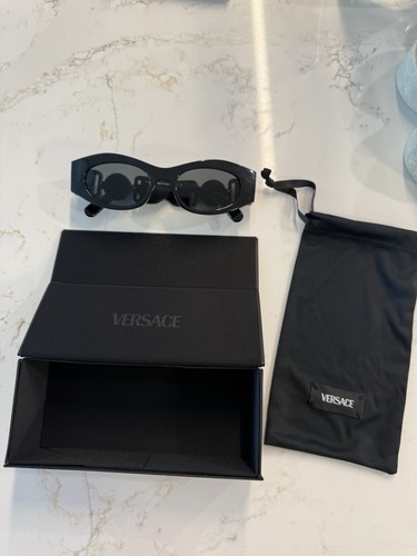 Versace black sunglasses - versace, gold