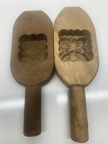 Vtg wooden moon - wooden,