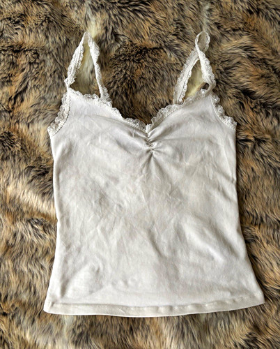 Bershka cream white lace - lace, trim