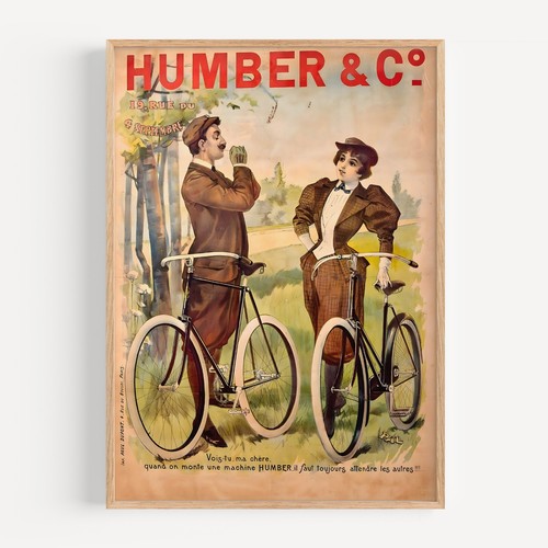 Humber and bicycle 1897 - bicycle,