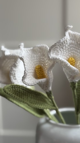 Handmade crochet calla lily - handmade,