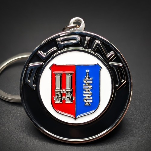 Bmw alpina badge - bmw, keychain