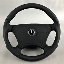 Mercedes AMG Ergo Style R129 W124 W140 W201 W202 W210 Leather Sport Steering Wheel