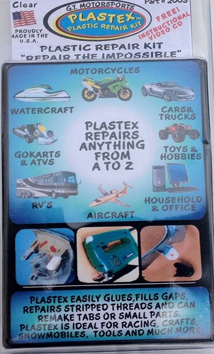 Plastic acrylic repair - plastic, kit