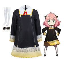 Anime SPY FAMILY Anya Forger Cosplay Costume Kawaii Party Clothes Wig Halloween