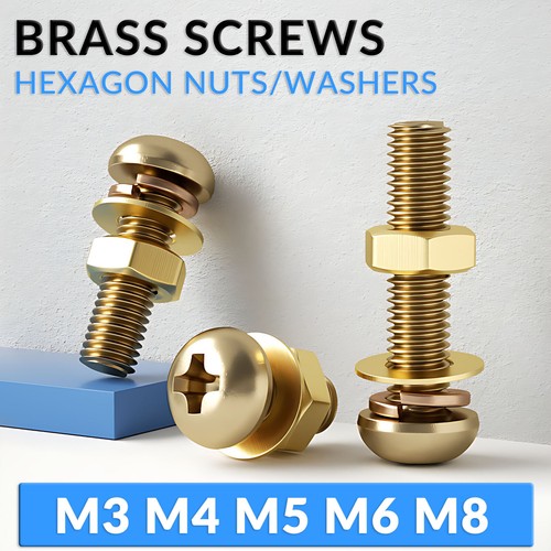 M8 brass phillips - m6,