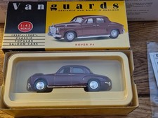 Vanguards 1:43 Scale Rover P4 Diecast Car Model In Maroon VA19000