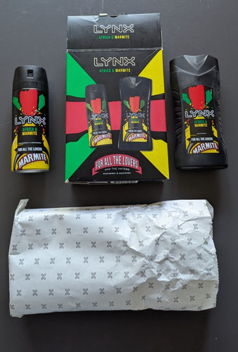 New lynx africa marmite - new, &