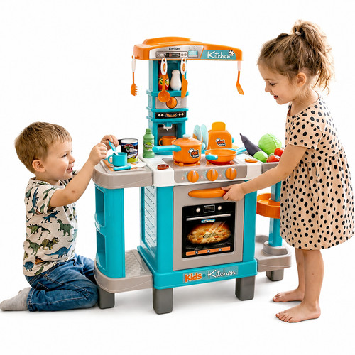 Kids play kitchen - kids, role