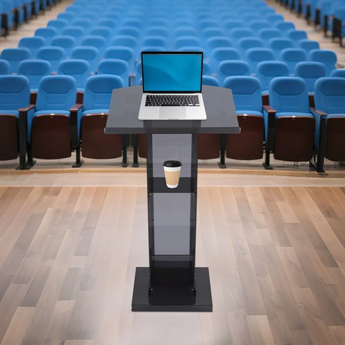 Acrylic podium stand floor - acrylic,