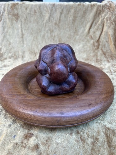 Vintage hand carved wooden - hand,