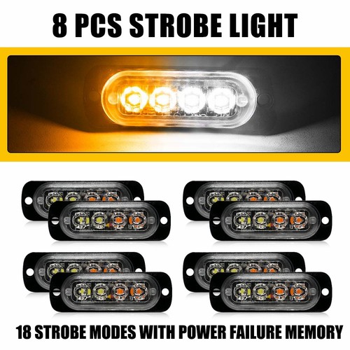 Led strobe light bar - 4, car