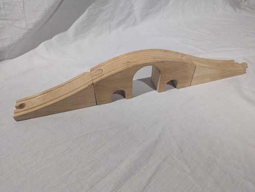 Wooden arch bridge - wooden, section