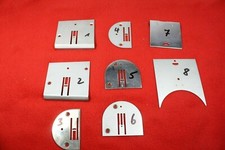    Sewing machine Veritas, various models, stitch plates covers