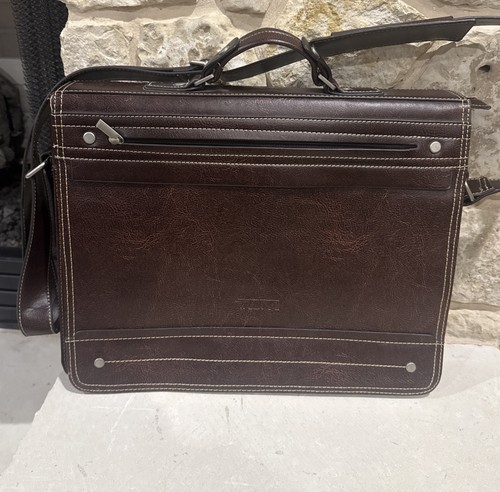 Tumi alpha leather laptop bag - leather,