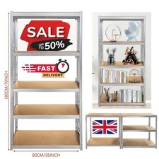Galvanised 5 Tier Storage