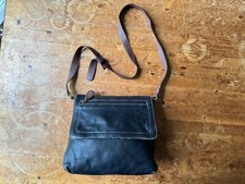 LAURA ASHLEY BLACK LEATHER