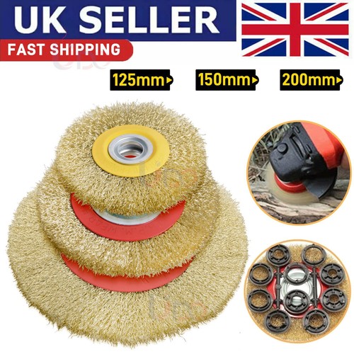 125 150 200mm fine - wire, brush