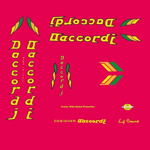 Daccordi bicycle decals - daccordi,