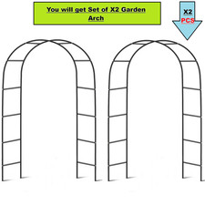 2X 2.4 M Garden Arch Trellis