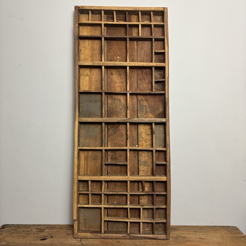 Vintage wooden printers tray - vintage,