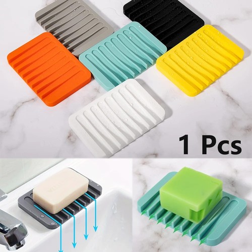 Silicone soap holder draining - soap,