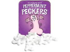 PEPPERMINT PECKERS TIN ! Fun Sugar Free Mint Willy Sweets Gift Box Xmas Sex Aid