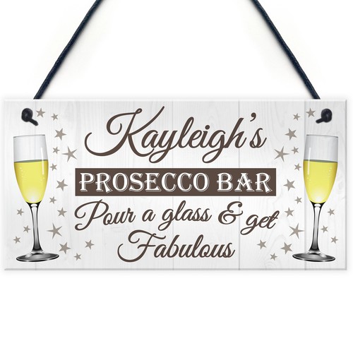 Personalised prosecco bar - prosecco,