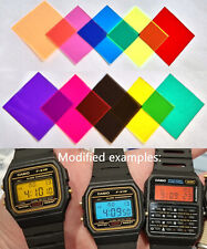 Colour Screen Modification Kit - Pack of 10 watch mod filters for Casio, G-Shock