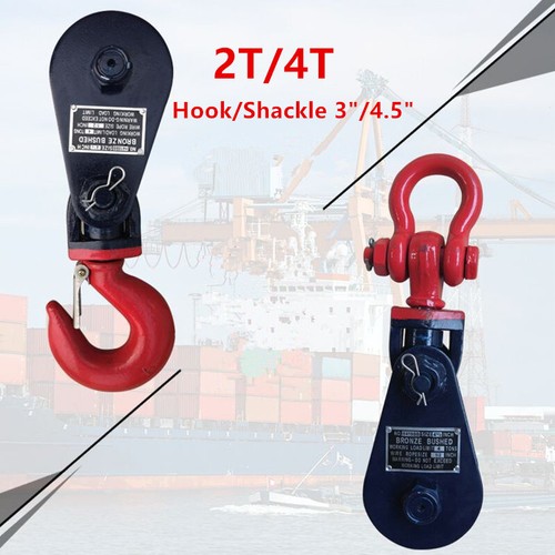 Snatch block with - block,