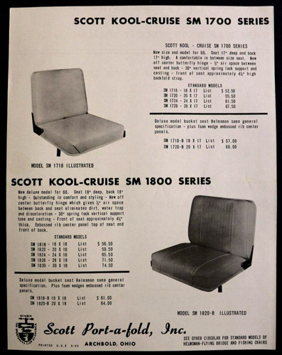 Vintage 1966 scott port - 1966, port-a-fold