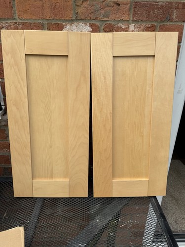 Pair kitchen doors solid - pair,