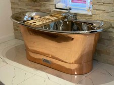 Copper Bathtub 1700"The Ship" Package Deal " Taps/Waste/Overflow/Basin" 