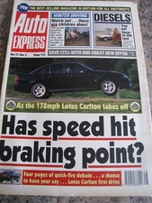 AUTO EXPRESS NOV 1990 LOTUS