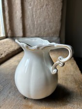Vintage Hadida English Fine Bone China Jug – Bathroom Collection – Gold Trim