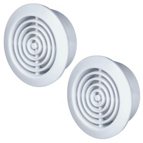 White brown 45mm diameter - white/brown, hole