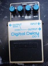 Boss DD-2 DD2  Digital Delay Pedal Roland made in Japan battery powered only