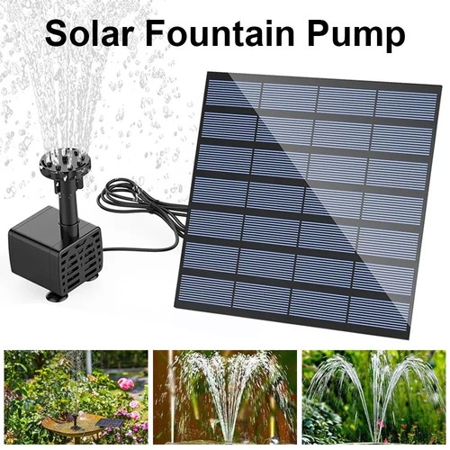 Garden solar water - pond, pump